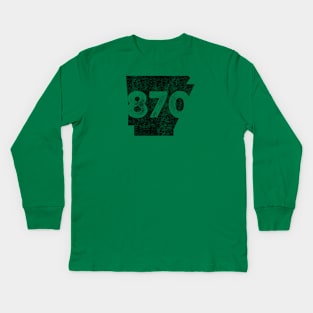 870 Arkansas Kids Long Sleeve T-Shirt